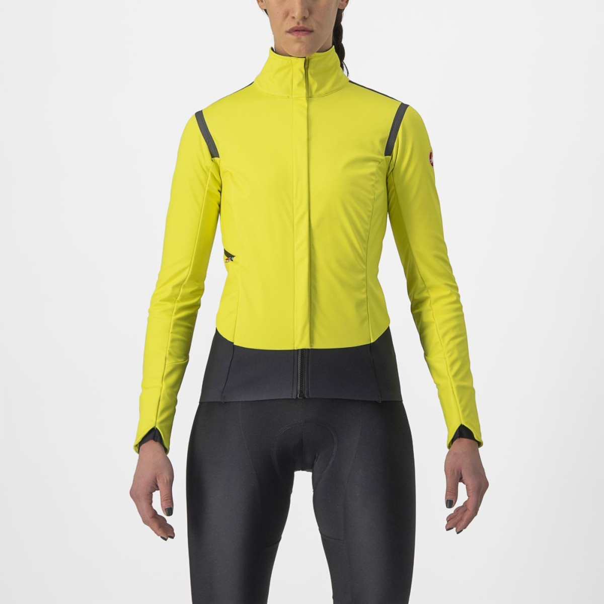 (bild för) CASTELLI ALPHA ROS 2 JACKA GUL