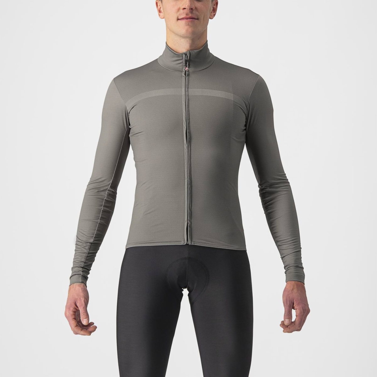 (bild för) CASTELLI PRO THERMAL MID TRÖJA KORT GRÅ