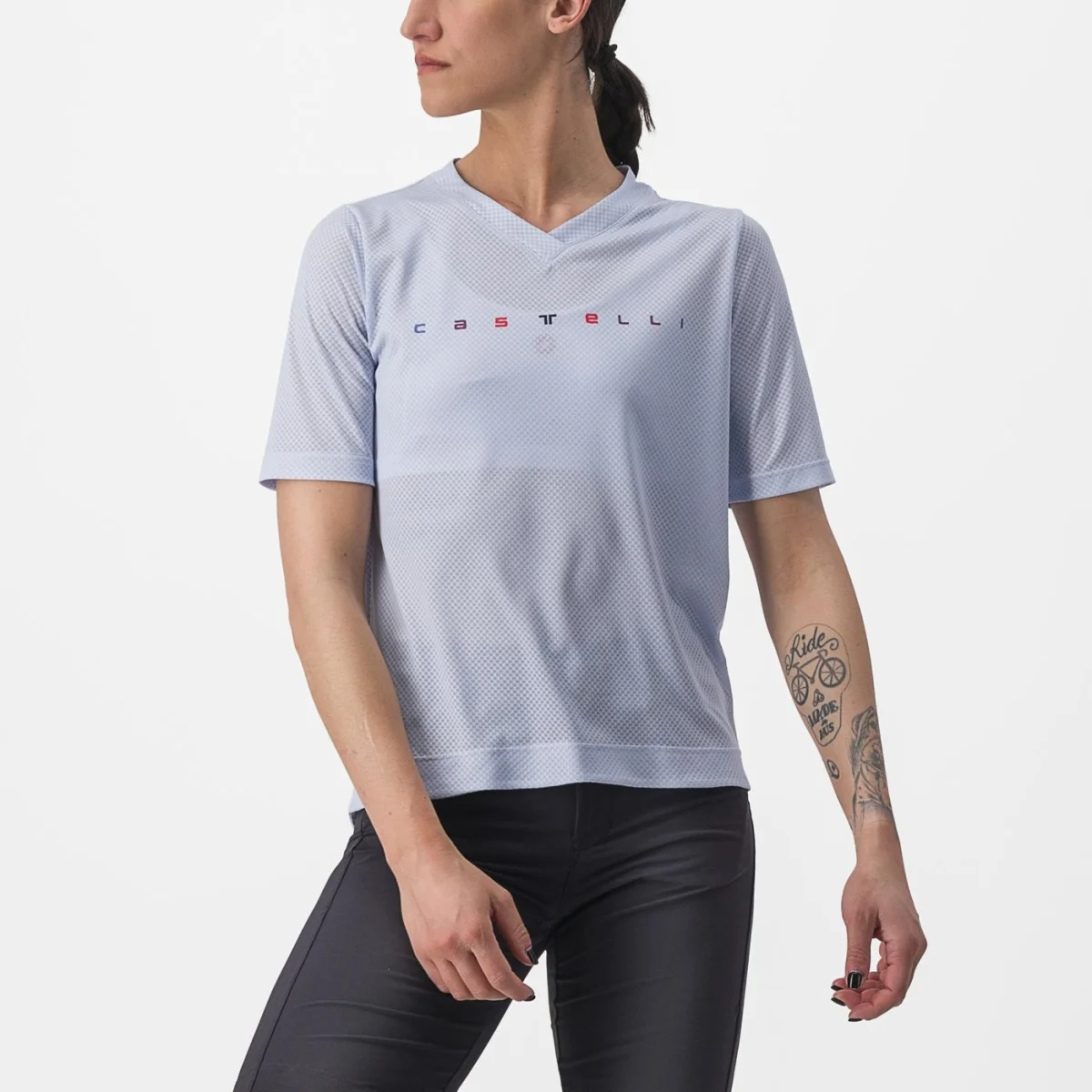 (bild för) CASTELLI TRAIL TECH2 TEE LJUS LILA DAM