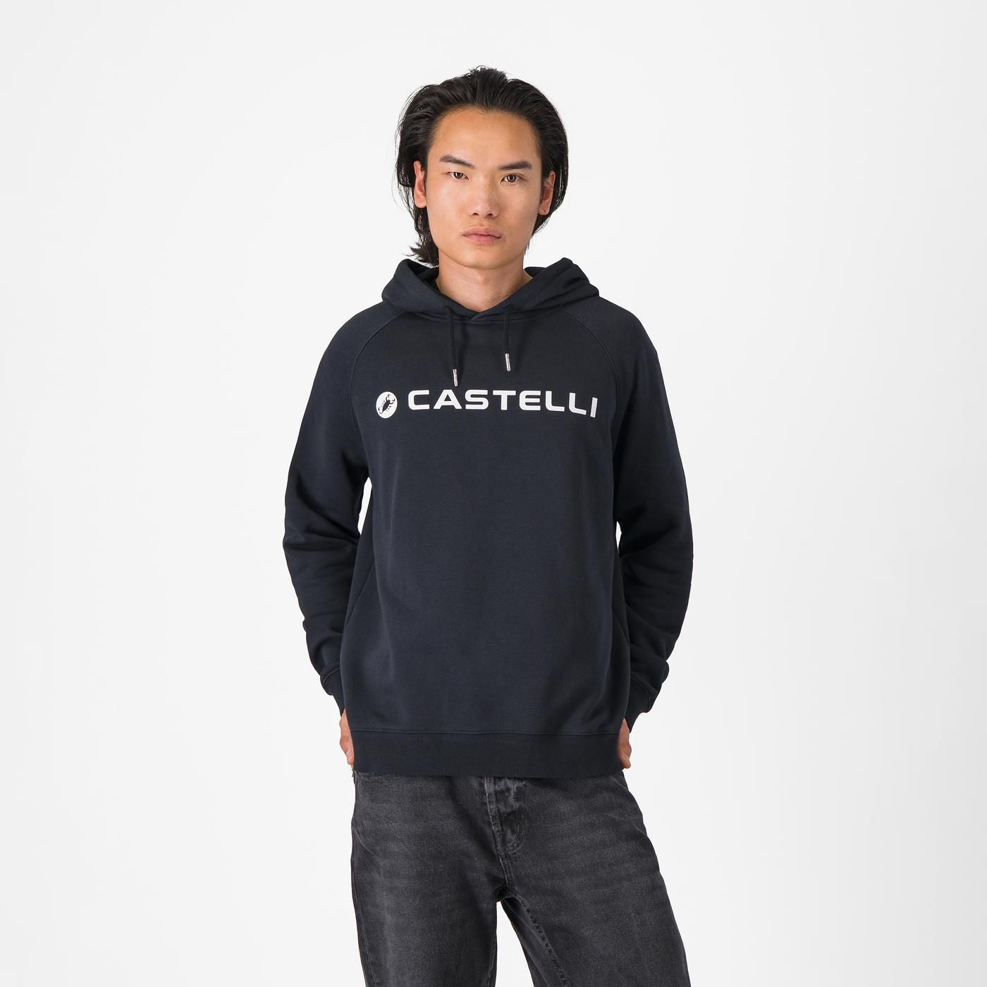 (bild för) CASTELLI LOGO HOODY SVART