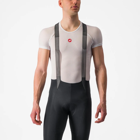 CASTELLI PRO ISSUE KORT ÄRM UNDERSTÄLL VIT