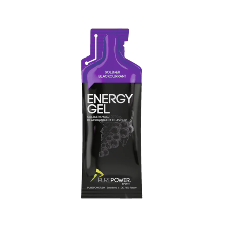 PUREPOWER ENERGI GEL SVARTVINBÄR 40G