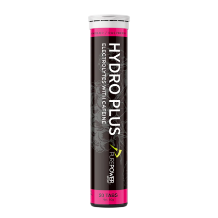 PUREPOWER HYDRO PLUS ELECTROLYTES WITH CAFFEINE RASBERRY