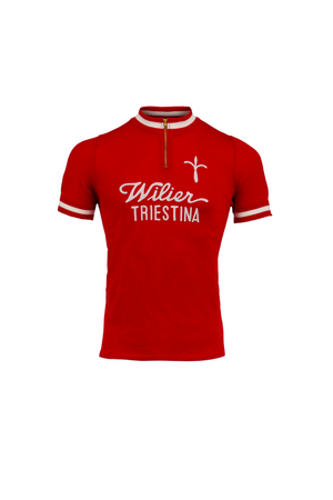 WILIER VINTAGE 1975 TRÖJA KORT RÖD